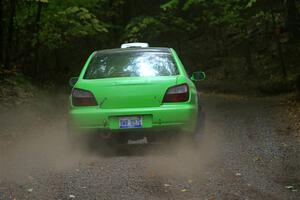 Brandon Boyd / Daniel Salive Subaru Impreza Wagon on SS16, Mount Marquette.