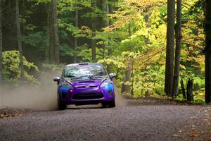 Imogen Thompson / Steve Harrell Ford Fiesta on SS16, Mount Marquette.