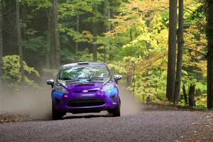 Imogen Thompson / Steve Harrell Ford Fiesta on SS16, Mount Marquette.