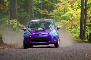 Imogen Thompson / Steve Harrell Ford Fiesta on SS16, Mount Marquette.