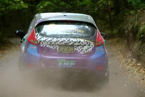 Imogen Thompson / Steve Harrell Ford Fiesta on SS16, Mount Marquette.