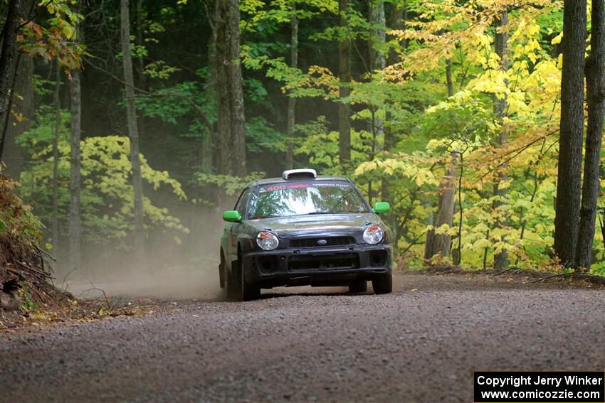 Brandon Boyd / Daniel Salive Subaru Impreza Wagon on SS16, Mount Marquette.