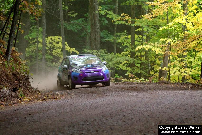 Imogen Thompson / Steve Harrell Ford Fiesta on SS16, Mount Marquette.