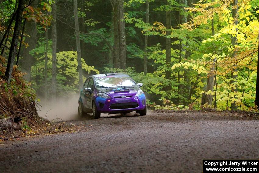 Imogen Thompson / Steve Harrell Ford Fiesta on SS16, Mount Marquette.