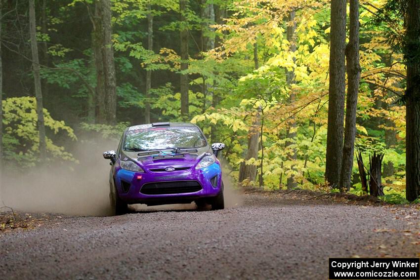 Imogen Thompson / Steve Harrell Ford Fiesta on SS16, Mount Marquette.