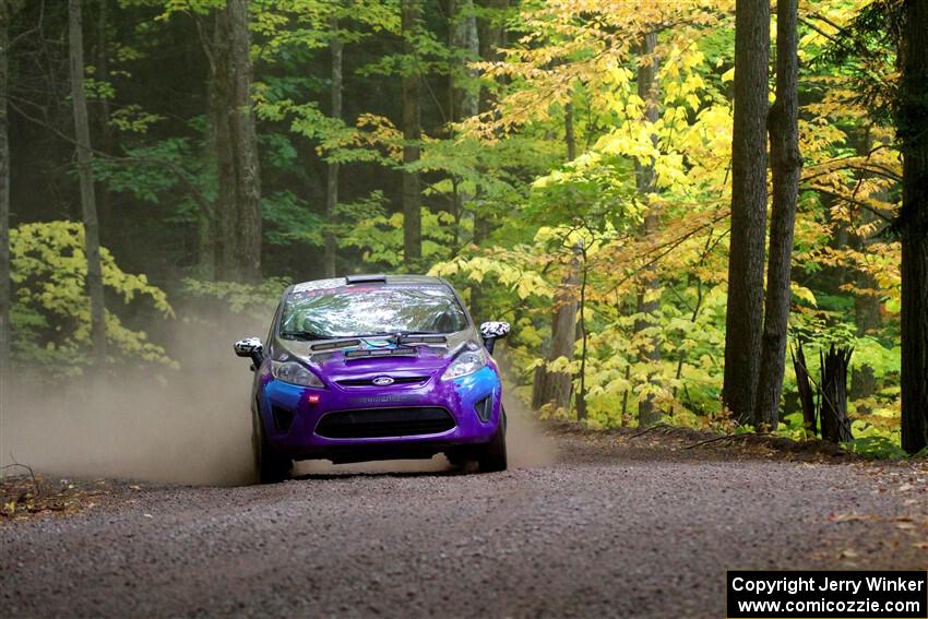 Imogen Thompson / Steve Harrell Ford Fiesta on SS16, Mount Marquette.