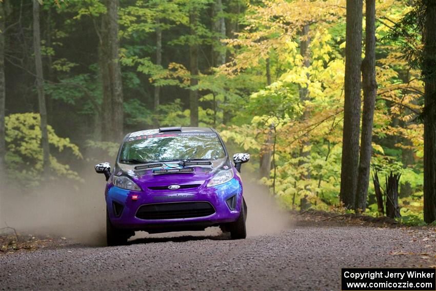 Imogen Thompson / Steve Harrell Ford Fiesta on SS16, Mount Marquette.