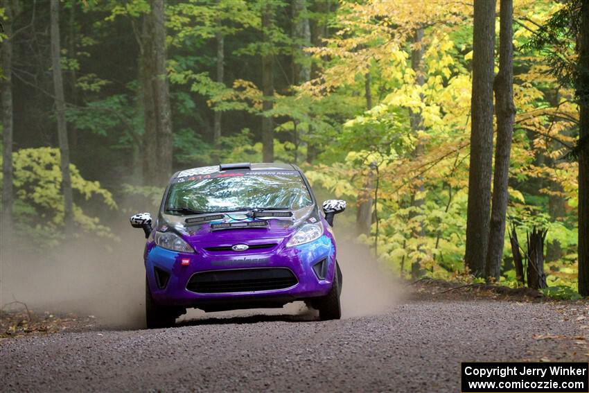 Imogen Thompson / Steve Harrell Ford Fiesta on SS16, Mount Marquette.