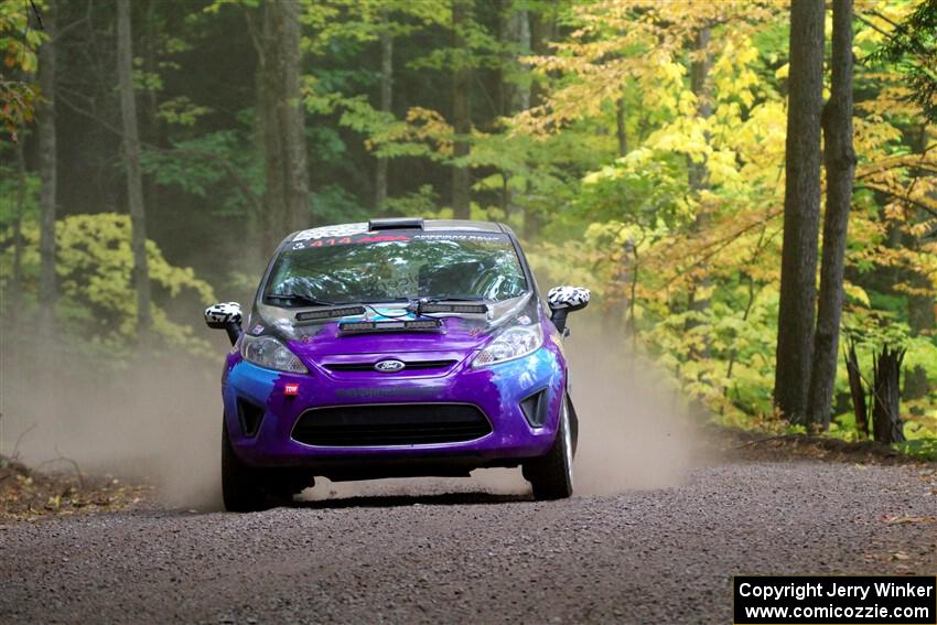 Imogen Thompson / Steve Harrell Ford Fiesta on SS16, Mount Marquette.