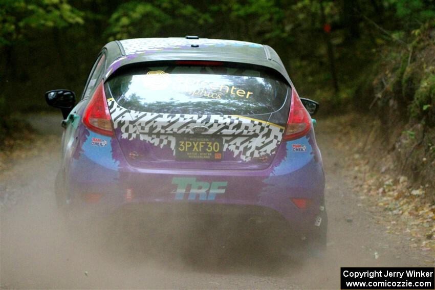 Imogen Thompson / Steve Harrell Ford Fiesta on SS16, Mount Marquette.