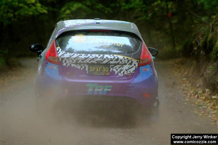 Imogen Thompson / Steve Harrell Ford Fiesta on SS16, Mount Marquette.