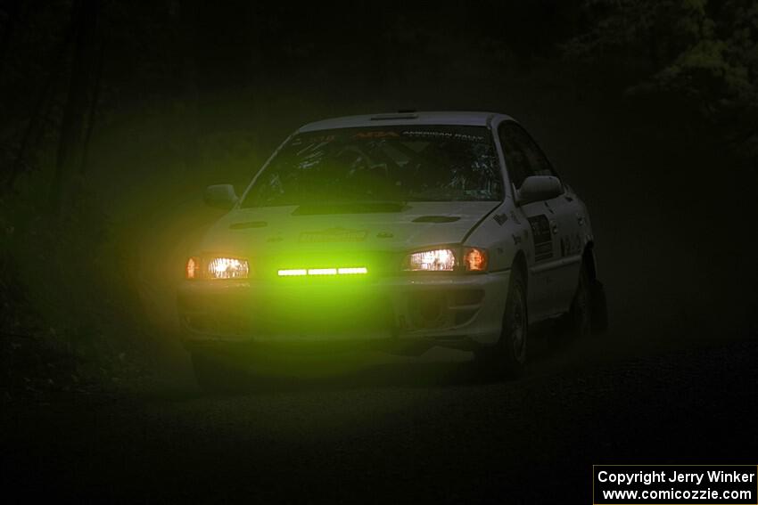 Andrew Williamson / Julia Stewart Subaru Impreza on SS16, Mount Marquette.