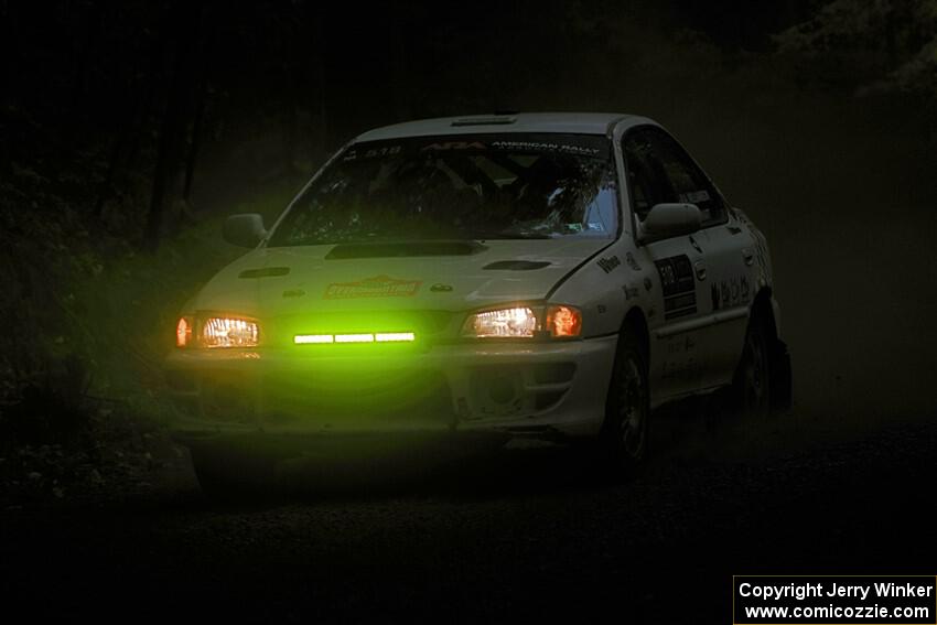 Andrew Williamson / Julia Stewart Subaru Impreza on SS16, Mount Marquette.