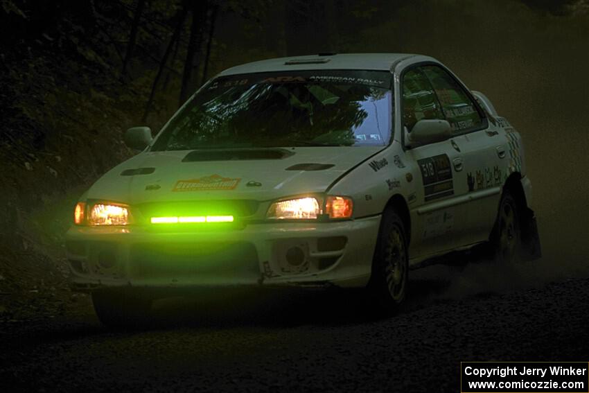 Andrew Williamson / Julia Stewart Subaru Impreza on SS16, Mount Marquette.