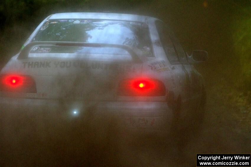 Andrew Williamson / Julia Stewart Subaru Impreza on SS16, Mount Marquette.