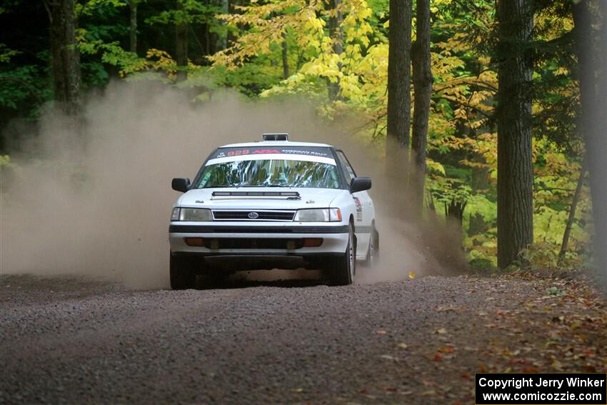 Nathan Coulter / Bryce Proseus Subaru Legacy on SS16, Mount Marquette.