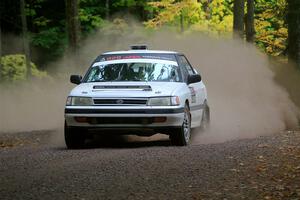 Nathan Coulter / Bryce Proseus Subaru Legacy on SS16, Mount Marquette.