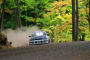 Aidan Hicks / John Hicks Subaru Impreza Wagon on SS16, Mount Marquette.