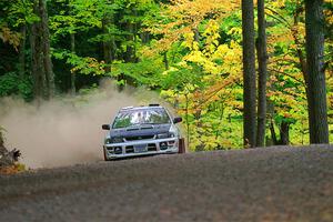 Aidan Hicks / John Hicks Subaru Impreza Wagon on SS16, Mount Marquette.