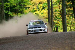 Aidan Hicks / John Hicks Subaru Impreza Wagon on SS16, Mount Marquette.