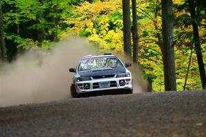 Aidan Hicks / John Hicks Subaru Impreza Wagon on SS16, Mount Marquette.