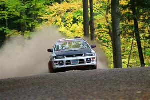 Aidan Hicks / John Hicks Subaru Impreza Wagon on SS16, Mount Marquette.