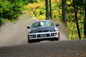 Aidan Hicks / John Hicks Subaru Impreza Wagon on SS16, Mount Marquette.