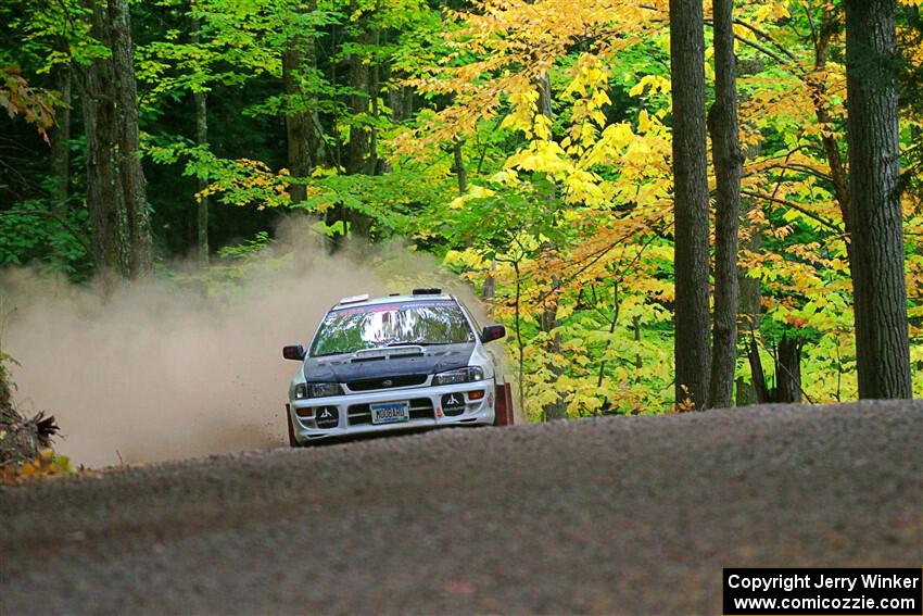 Aidan Hicks / John Hicks Subaru Impreza Wagon on SS16, Mount Marquette.