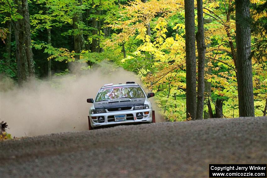 Aidan Hicks / John Hicks Subaru Impreza Wagon on SS16, Mount Marquette.