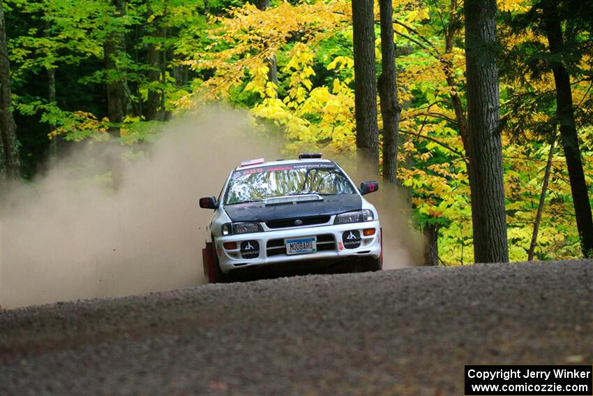 Aidan Hicks / John Hicks Subaru Impreza Wagon on SS16, Mount Marquette.