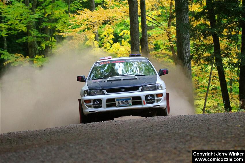 Aidan Hicks / John Hicks Subaru Impreza Wagon on SS16, Mount Marquette.