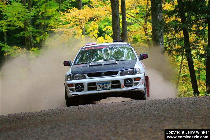 Aidan Hicks / John Hicks Subaru Impreza Wagon on SS16, Mount Marquette.