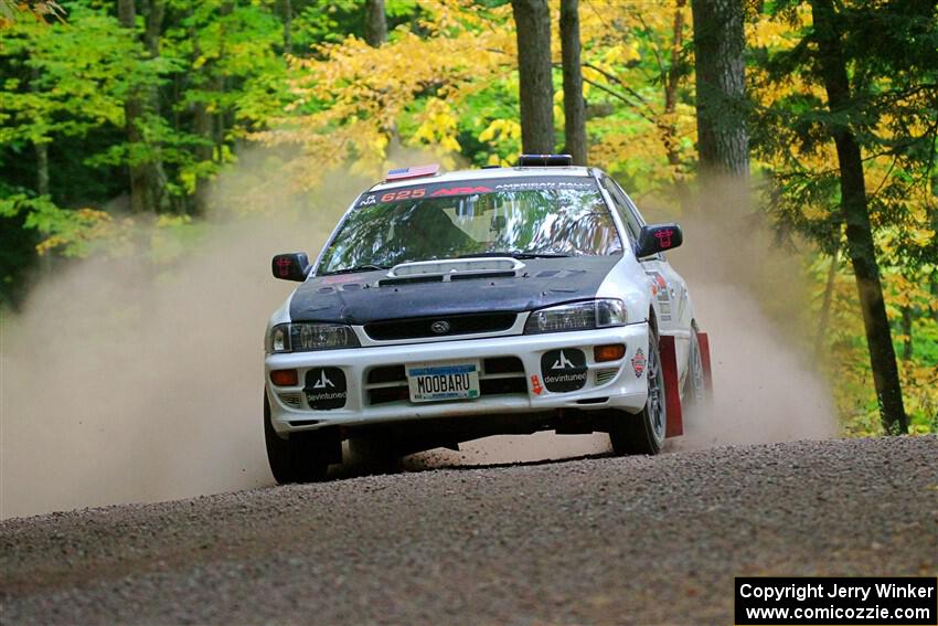 Aidan Hicks / John Hicks Subaru Impreza Wagon on SS16, Mount Marquette.