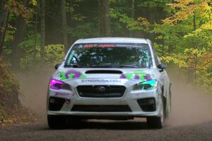 Jamey Randall / Andrew Rausch Subaru WRX on SS16, Mount Marquette.