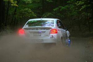 Jamey Randall / Andrew Rausch Subaru WRX on SS16, Mount Marquette.