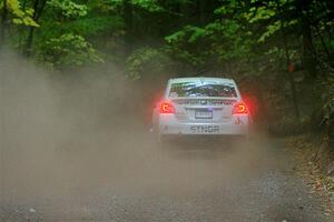 Jamey Randall / Andrew Rausch Subaru WRX on SS16, Mount Marquette.