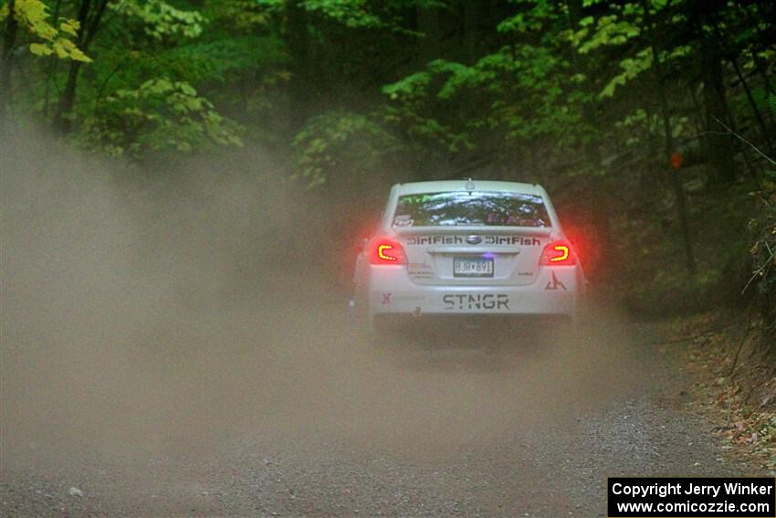 Jamey Randall / Andrew Rausch Subaru WRX on SS16, Mount Marquette.