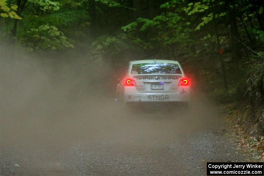 Jamey Randall / Andrew Rausch Subaru WRX on SS16, Mount Marquette.