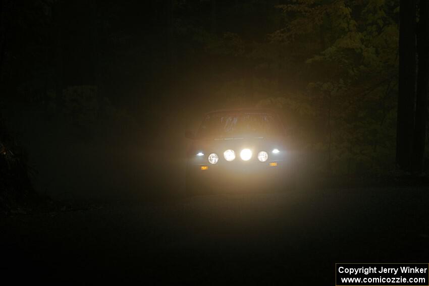 Levi Johnson / Griffin Johnson BMW 325e on SS16, Mount Marquette.