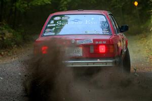 Levi Johnson / Griffin Johnson BMW 325e on SS16, Mount Marquette.