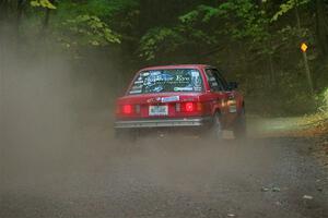 Levi Johnson / Griffin Johnson BMW 325e on SS16, Mount Marquette.