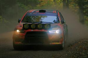 Sumit Panjabi / Zack Goldstein Mitsubishi Lancer Evo X on SS16, Mount Marquette.