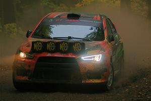 Sumit Panjabi / Zack Goldstein Mitsubishi Lancer Evo X on SS16, Mount Marquette.