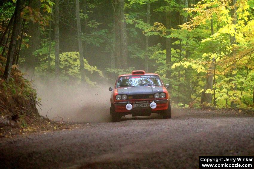 Mike Hurst / Randall Short Ford Capri on SS16, Mount Marquette.