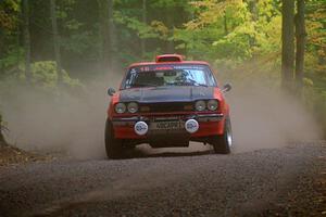 Mike Hurst / Randall Short Ford Capri on SS16, Mount Marquette.