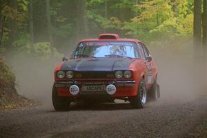 Mike Hurst / Randall Short Ford Capri on SS16, Mount Marquette.