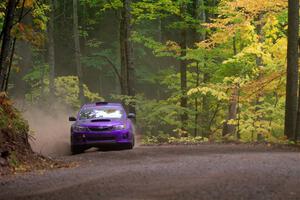 Silas Himes / Aleut Hatfield Subaru WRX STi on SS16, Mount Marquette.