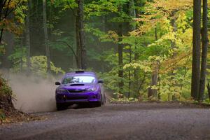 Silas Himes / Aleut Hatfield Subaru WRX STi on SS16, Mount Marquette.