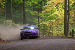 Silas Himes / Aleut Hatfield Subaru WRX STi on SS16, Mount Marquette.