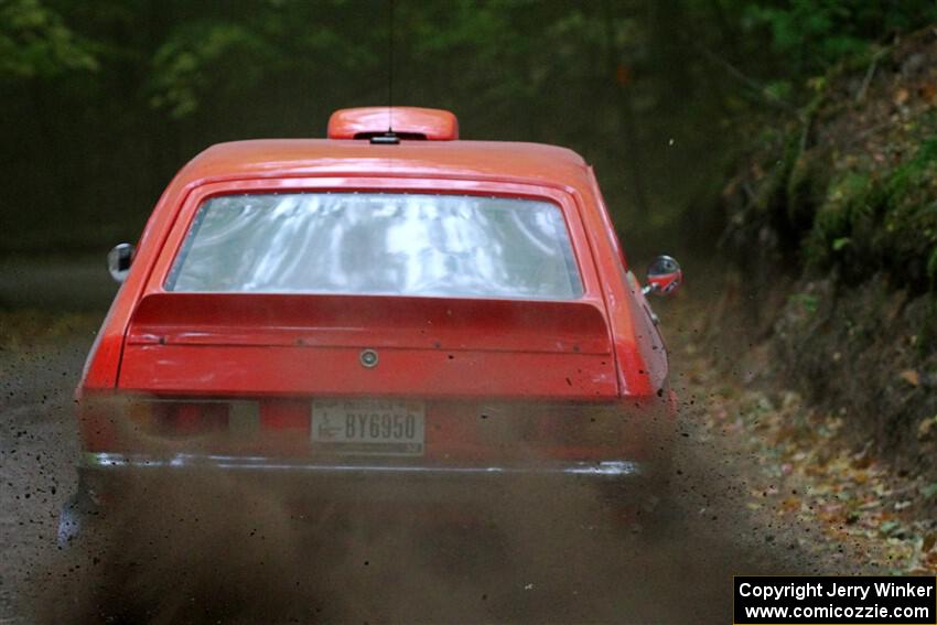 Mike Hurst / Randall Short Ford Capri on SS16, Mount Marquette.